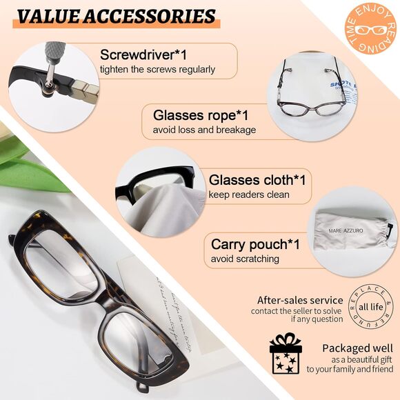 Unique Trendy Reading Glasses for Women +1.50 Italy Design Stylish Readers - Picture 3 of 8